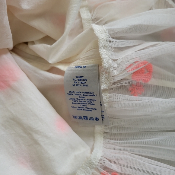 Boden Embroidered Sleeveless Dress Neon Pink and Cream/White US 10R - Picture 9 of 13